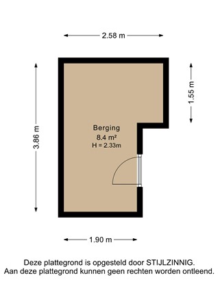 Moesstraat 157, 9741 AS Groningen - Berging - 2D.jpg