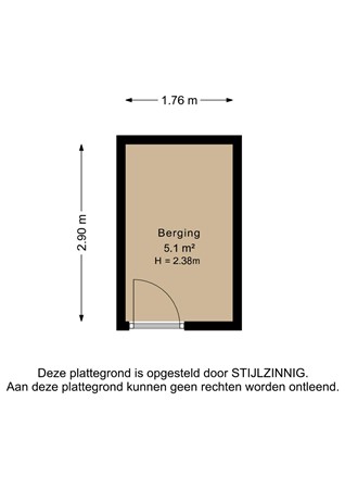 Paterswoldseweg 52C, 9726 BG Groningen - Berging - 2D.jpg