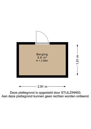 Bandoengstraat 29, 9715 NA Groningen - Berging - 2D.jpg