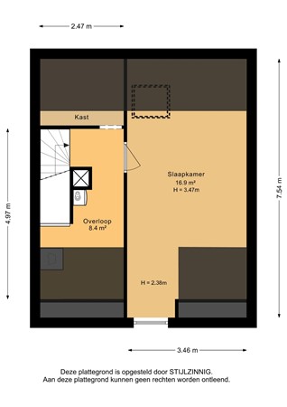 Bandoengstraat 29, 9715 NA Groningen - Tweede verdieping - 2D.jpg