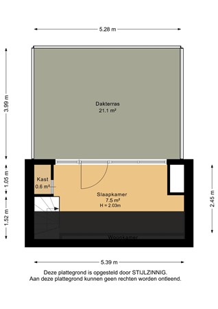 Rijnstraat 7B, 9725 EP Groningen - Zolder - 2D.jpg