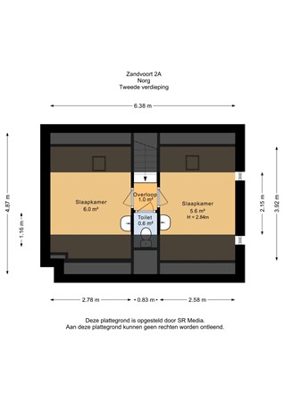 Zandvoort 2A, 9331 JJ Norg - Tweede verdieping - 2D.jpg