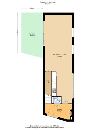 Courtine 19, 9712 ME Groningen - Situatie - 2D.jpg