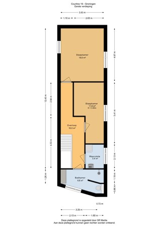 Courtine 19, 9712 ME Groningen - Eerste verdieping - 2D.jpg