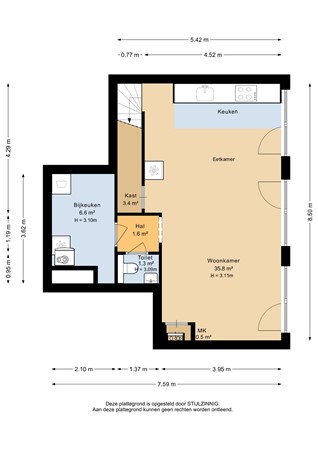 Oosterhamrikkade 101, 9713 KC Groningen - Begane grond - 2D.jpg