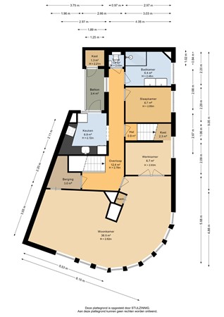 Floresplein 28A, 9715 HK Groningen - Tweede verdieping - 2D.jpg
