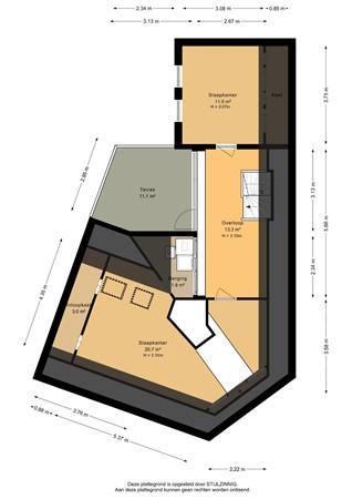 Floresplein 28A, 9715 HK Groningen - Derde verdieping - 2D.jpg