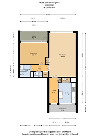 Hora Siccamasingel 8, 9721 HM Groningen - Appartement - 2D.jpg