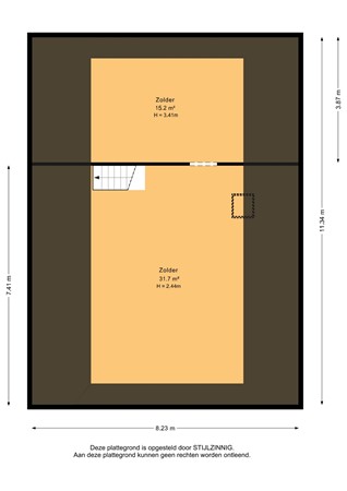Engelberterweg 85, 9723 EL Groningen - Garage zolder - 2D.jpg