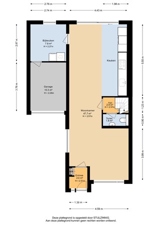 Prof Boermastraat 46, 9781 JT Bedum - Begane grond - 2D.jpg
