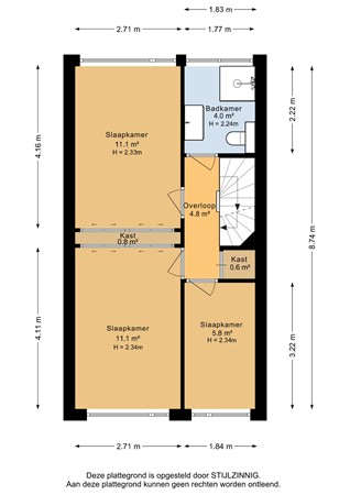 Prof Boermastraat 46, 9781 JT Bedum - Eerste verdieping - 2D.jpg