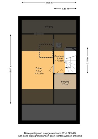 Prof Boermastraat 46, 9781 JT Bedum - Tweede verdieping - 2D.jpg