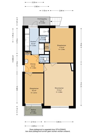 IJsselstraat 23, 9725 GA Groningen - Begane grond - 2D.jpg