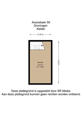 Acacialaan 50, 9741 KZ Groningen - Kelder - 2D.jpg