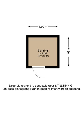 Parkweg 18A, 9725 EH Groningen - Berging - 2D.jpg