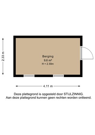Venuslaan 77, 9742 KK Groningen - Berging - 2D.jpg