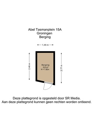 Abel Tasmanplein 15A, 9726 EL Groningen - Berging - 2D.jpg