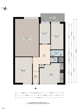 Metaallaan 7, 9743 BN Groningen - Eerste verdieping - 2D (2).jpg