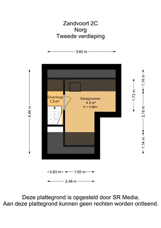 Zandvoort 2C, 9331 JJ Norg - Tweede verdieping - 2D.jpg