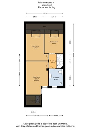 Fultsemaheerd 41, 9736 CP Groningen - Eerste verdieping - 2D.jpg