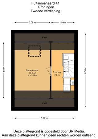 Fultsemaheerd 41, 9736 CP Groningen - Tweede verdieping - 2D.jpg