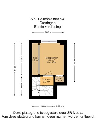 S.S. Rosensteinlaan 4, 9713 AS Groningen - Eerste verdieping - 2D.jpg
