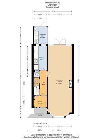 Bernoulliplein 30, 9714 BW Groningen - Begane grond - 2D.jpg