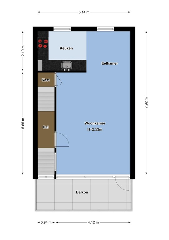 mediumsize floorplan