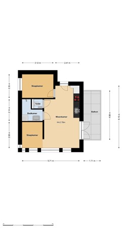 Kapelstraat 9B 1, 1404 HT Bussum - 