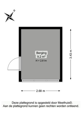 Star Numanstraat 12, 9714 JP Groningen - Berging - 2D.jpg