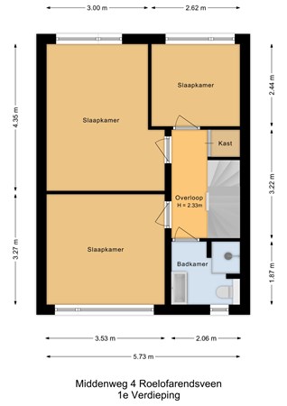 Middenweg 4, 2371 GR Roelofarendsveen - 1e Verdieping - 2D.jpg