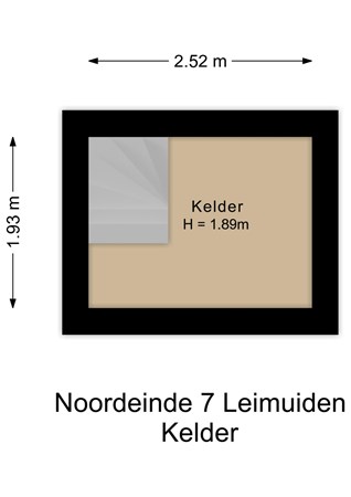 Noordeinde 7, 2451 AE Leimuiden - Kelder - 2D.jpg
