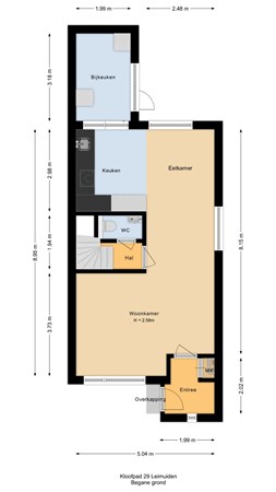 Kloofpad 29, 2451 GA Leimuiden - Begane grond - 2D.jpg