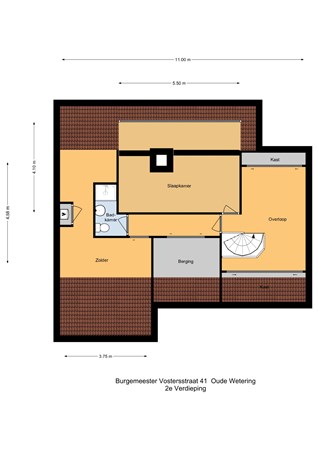 Burgemeester Vostersstraat 41, 2377 XH Oude Wetering - 2e Verdieping - 2D.jpg