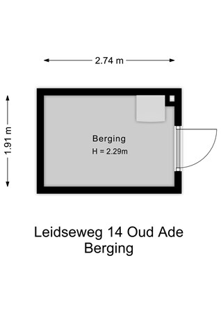 Leidseweg 14A3, 2374 AL Oud Ade - Berging - 2D.jpg