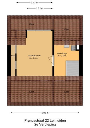 Prunusstraat 22, 2451 XR Leimuiden - 2e Verdieping - 2D.jpg