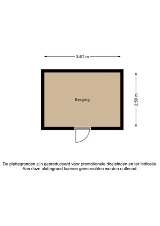 Achterweg 62, 2376 AZ Nieuwe Wetering - Berging - 2D.jpg