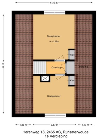 Herenweg 18, 2465 AC Rijnsaterwoude - 1e Verdieping - 2D.jpg