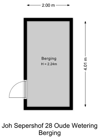 Joh. Sepershof 28, 2377 BD Oude Wetering - Berging - 2D.jpg