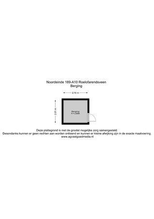 Noordeinde 189A10, 2371 CS Roelofarendsveen - Berging - 2D.jpg