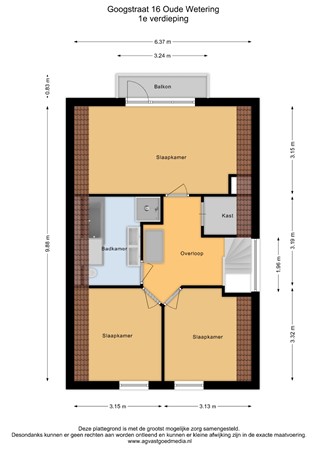 Googstraat 16, 2377 BG Oude Wetering - 1e verdieping - 2D.jpg