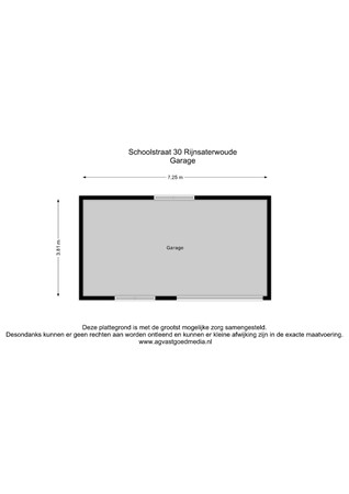 Schoolstraat 30, 2465 AM Rijnsaterwoude - Garage - 2D.jpg