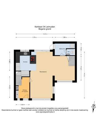 Kerklaan 34, 2451 CG Leimuiden - Begane grond - 2D.jpg