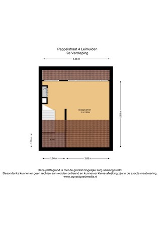 Peppelstraat 4, 2451 CE Leimuiden - 2e Verdieping - 2D.jpg