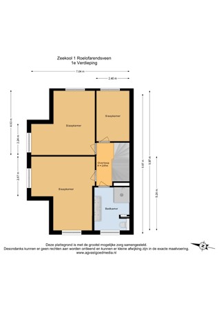 Zeekool 1, 2371 KD Roelofarendsveen - 1e Verdieping - 2D.jpg