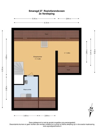 Smaragd 27, 2371 LA Roelofarendsveen - 2e Verdieping - 2D.jpg