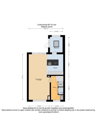 Vosholstraat 66, 2461 AD Ter Aar - Begane grond - 2D.jpg