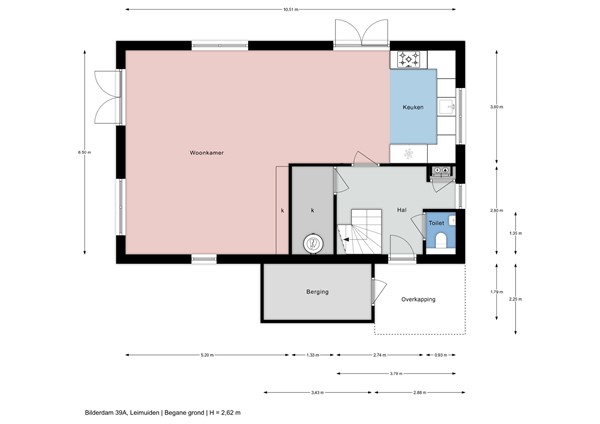 Bilderdam 39A, 2451 CX Leimuiden - Begane grond.jpg