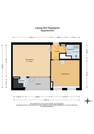 Lijtweg 903, 2341 HD Oegstgeest - Appartement - 2D.jpg