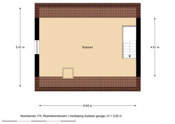 Noordeinde 175, 2371 CR Roelofarendsveen - Noordeinde 175 Roelofarendsveen - Verdieping dubbele garage.jpg